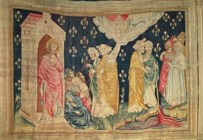 The Two Witnesses of Christ Evangelising the World, No. 30 from The Apocalypse of Angers, 1373-87 by Nicolas Bataille